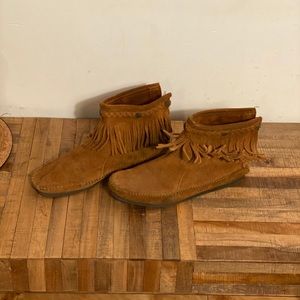 Women’s Tan Moccasins